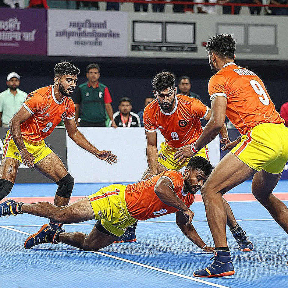 নেপালকে ৪৮-২৪ উড়িয়ে এশিয়ান গেমস ফাইনালে ভারত—তবু স্প্লিট মিথ্যা বলেনি, আসল পরীক্ষা ইরানের অপেক্ষায়